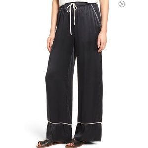 Majorelle Eaton Silk Wide Leg Pants
